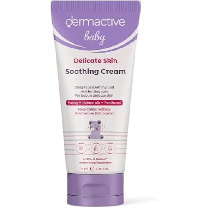 DERMACTIVE Baby Face Soothing Cream – 75ml | Calming Moisturizer, Hydrates & Protects, Gentle Daily Care for Sensitive Skin - Image 1